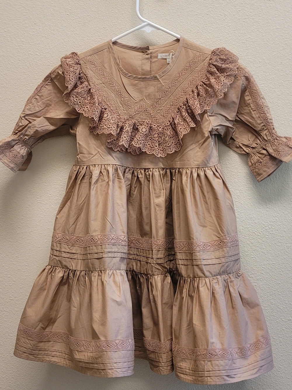 NWT Noralee Genevieve Dress In Color Mocha Size 8